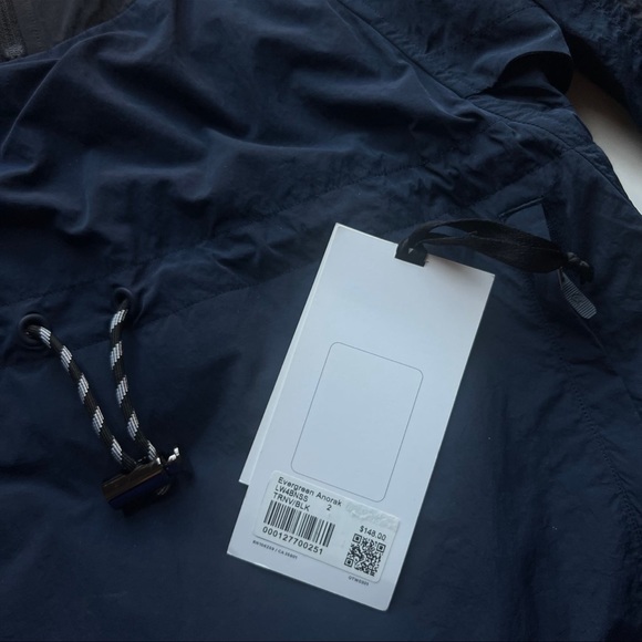 Lululemon Evergreen Anorak size 2 True Navy/Black TRNV/BLK - Picture 5 of 5